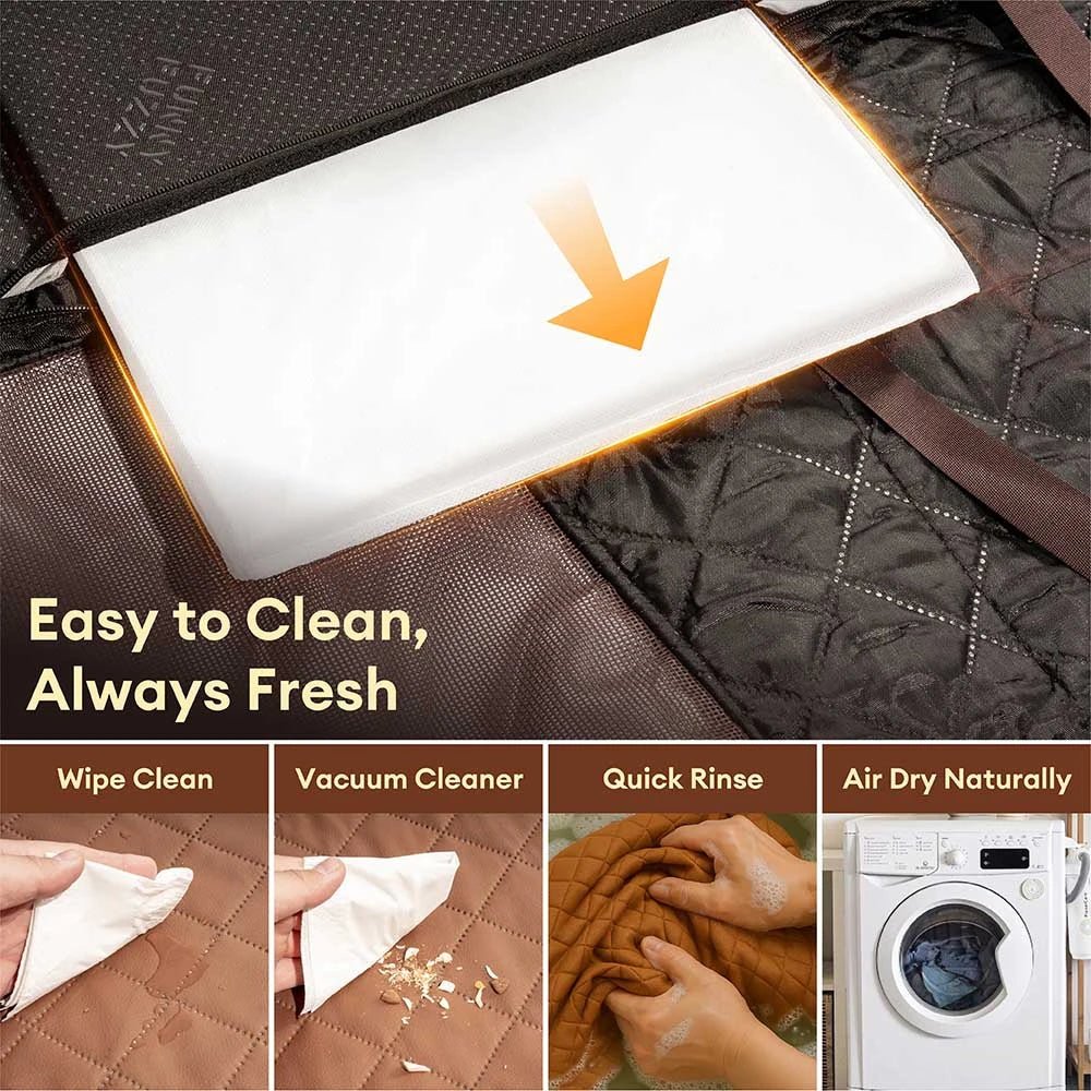 premium faux leather water repellent hammock dog car seat cover rideprotector premium faux leather water repellent hammock dog car seat cover rideprotector