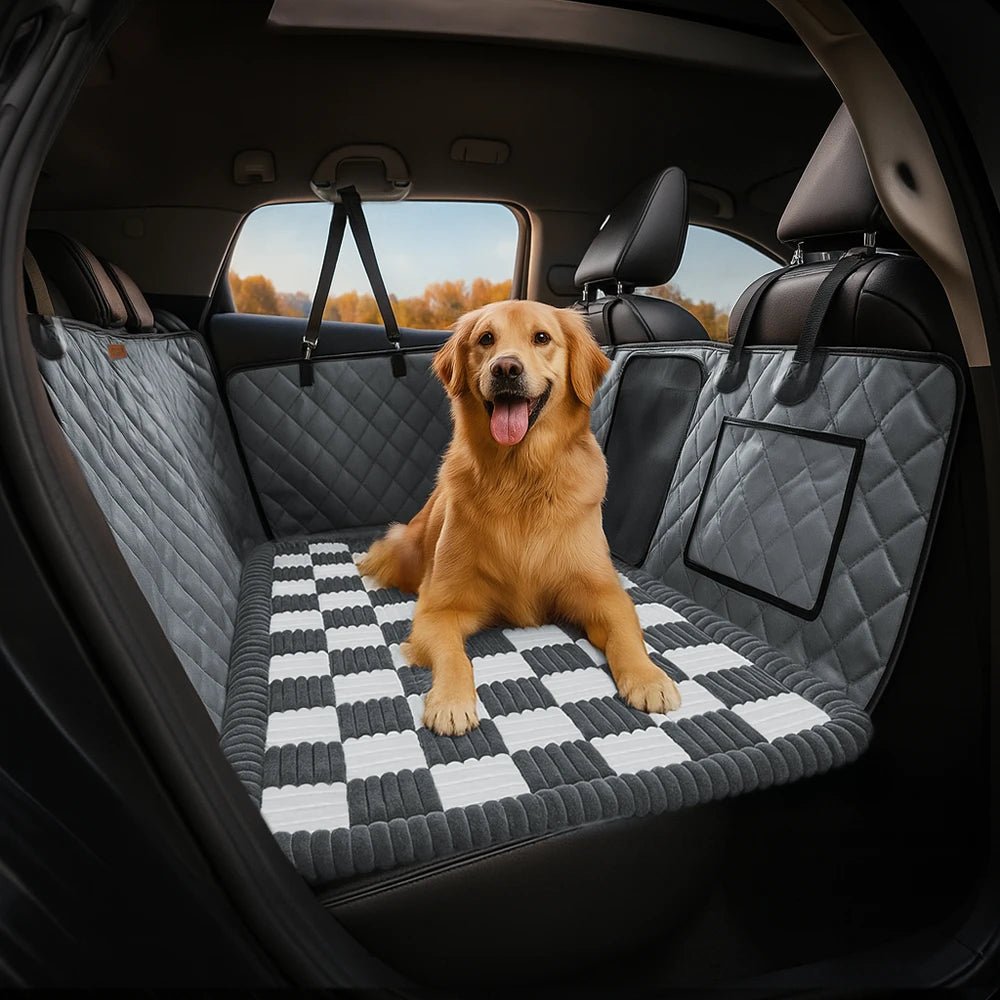 premium faux leather water repellent hammock dog car seat cover rideprotector premium faux leather water repellent hammock dog car seat cover rideprotector