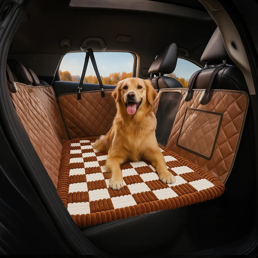premium faux leather water repellent hammock dog car seat cover rideprotector premium faux leather water repellent hammock dog car seat cover rideprotector