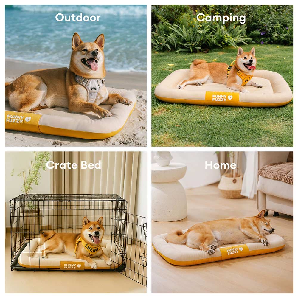 outdoor waterproof ＆ chew proof memory foam orthopedic dog mat trek lounge