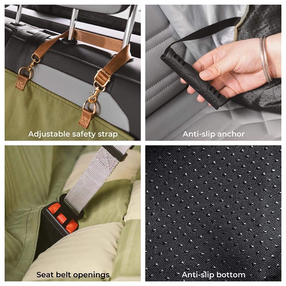 travel bolster safety back seat large dog car seat bed chessboard lounge travel bolster safety back seat large dog car seat bed chessboard lounge