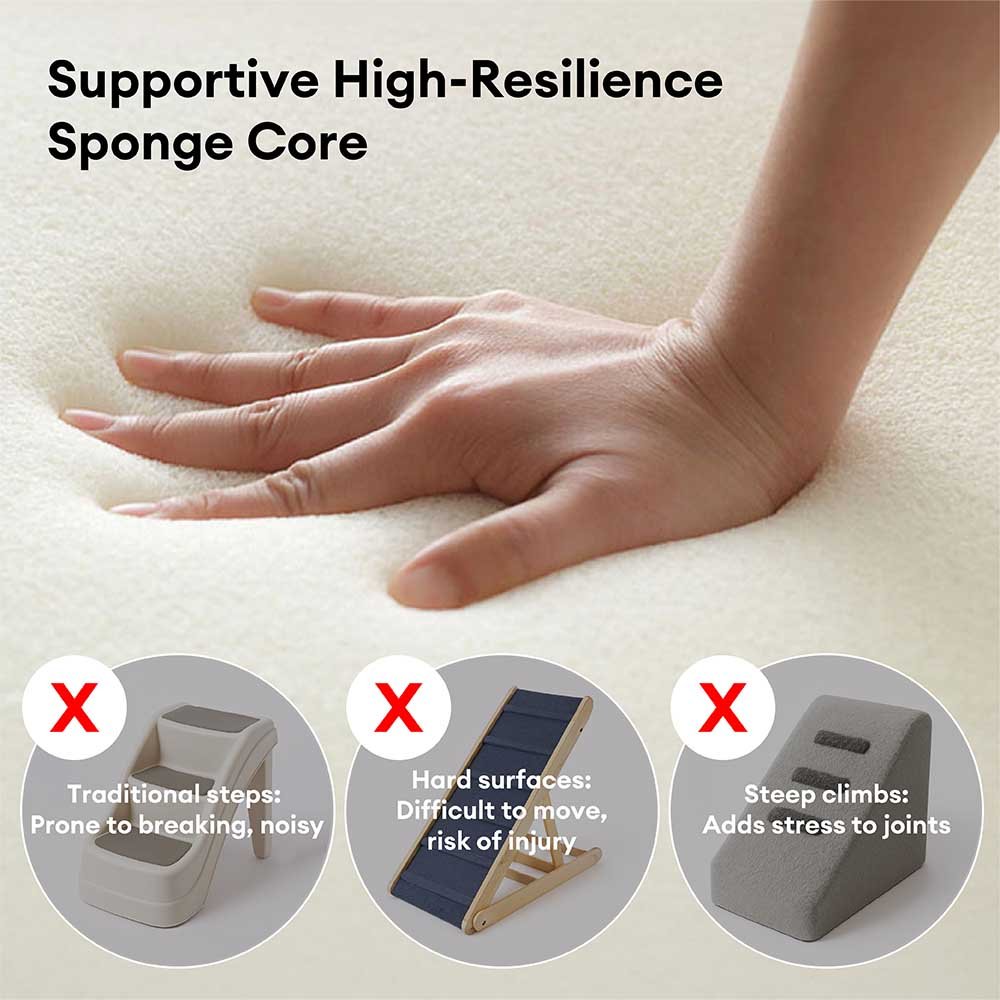 luxe water repellent faux leather removable spiral pet stairs stepease luxe water repellent faux leather removable spiral pet stairs stepease