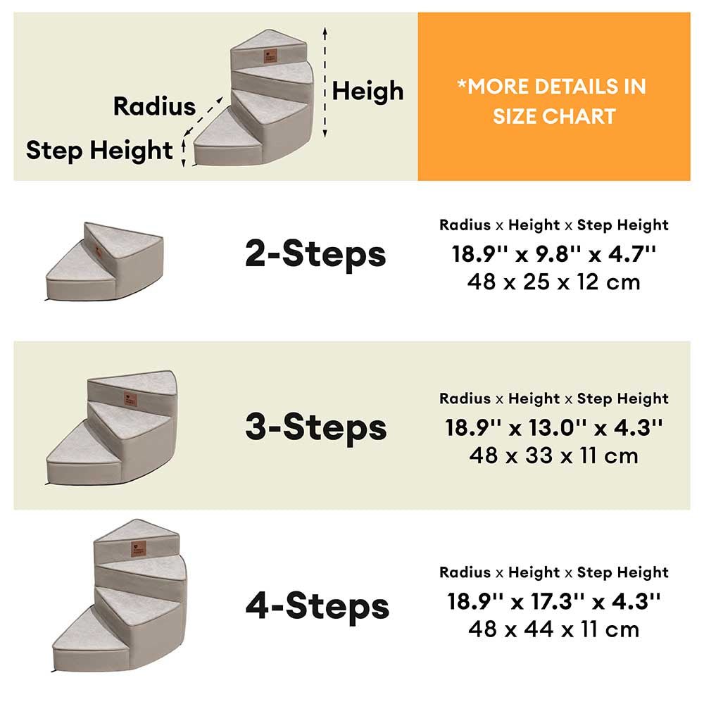 luxe water repellent faux leather removable spiral pet stairs stepease luxe water repellent faux leather removable spiral pet stairs stepease